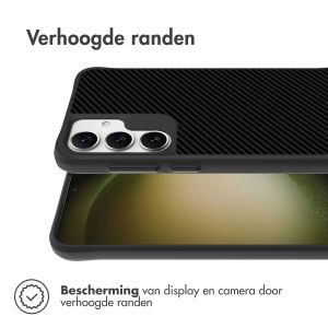 iMoshion Rugged Hybrid Case Samsung Galaxy S24 - Black / Carbon