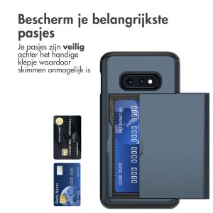 iMoshion Backcover met pasjeshouder Samsung Galaxy S10e - Donkerblauw