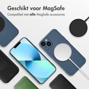 iMoshion Color Backcover met MagSafe iPhone 13 - Donkerblauw