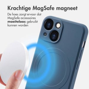 iMoshion Color Backcover met MagSafe iPhone 13 Mini - Donkerblauw