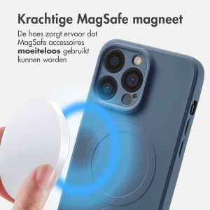 iMoshion Color Backcover met MagSafe iPhone 14 Pro Max - Donkerblauw