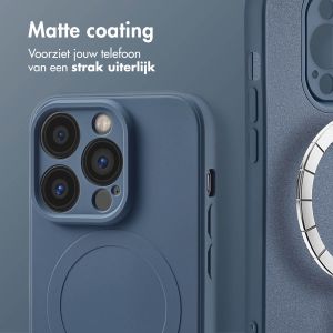 iMoshion Color Backcover met MagSafe iPhone 14 Pro Max - Donkerblauw