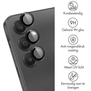 iMoshion 2 Pack Camera lens protector Samsung Galaxy A25 - Black