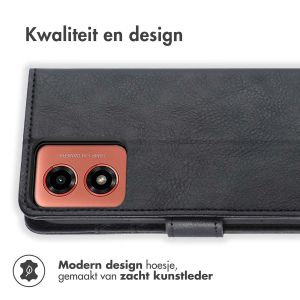 iMoshion Luxe Bookcase Motorola Moto G04 / G24 - Zwart
