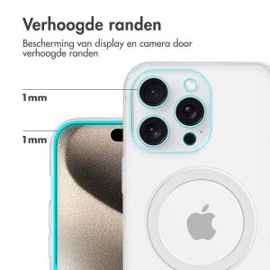 iMoshion Backcover met MagSafe iPhone 15 Pro Max - Transparant