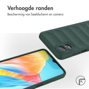 iMoshion EasyGrip Backcover Oppo A18 / Oppo A38 - Donkergroen