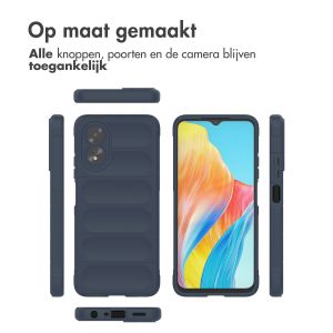 iMoshion EasyGrip Backcover Oppo A18 / Oppo A38 - Donkerblauw