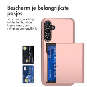 iMoshion Backcover met pasjeshouder Samsung Galaxy A55 - Rosé Goud
