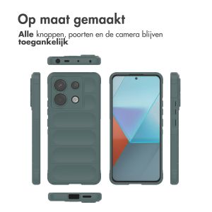iMoshion EasyGrip Backcover Xiaomi Redmi Note 13 Pro (5G) - Donkergroen