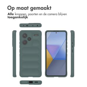 iMoshion EasyGrip Backcover Xiaomi Redmi Note 13 Pro Plus (5G) - Donkergroen