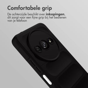 iMoshion EasyGrip Backcover Xiaomi Redmi A3 - Zwart