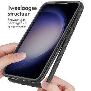 iMoshion 360° Full Protective Case Samsung Galaxy S24 - Zwart