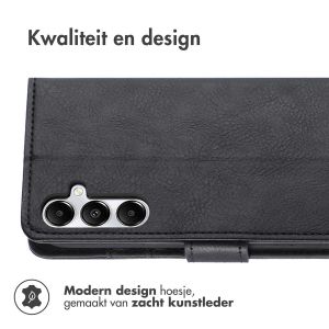 iMoshion Luxe Bookcase Samsung Galaxy A35 - Zwart