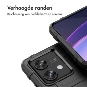 iMoshion Rugged Shield Backcover Motorola Edge 40 Neo - Zwart
