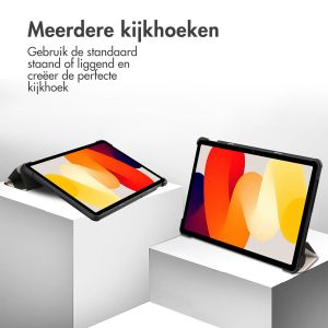 iMoshion Design Trifold Bookcase Xiaomi Redmi Pad SE - Leopard