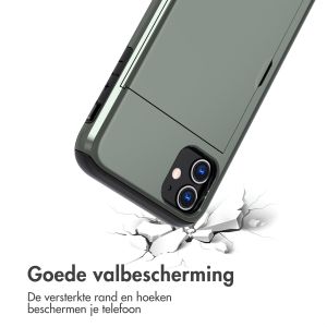 iMoshion Backcover met pasjeshouder iPhone 11 - Donkergroen