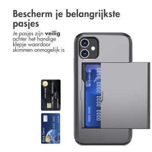 iMoshion Backcover met pasjeshouder iPhone 11 - Grijs