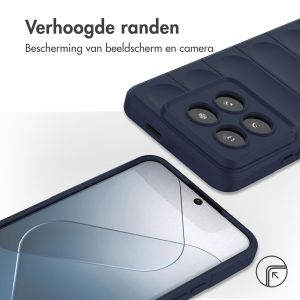 iMoshion EasyGrip Backcover Xiaomi 14 Pro - Donkerblauw