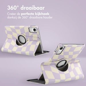 iMoshion 360° Draaibare Design Bookcase Xiaomi Redmi Pad SE - Dancing Cubes