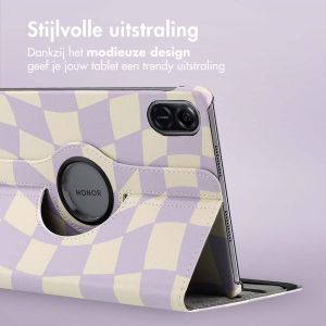 iMoshion 360° Draaibare Design Bookcase Honor Pad X9 - Dancing Cubes