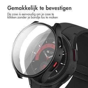 iMoshion Full Cover Hardcase Samsung Galaxy Watch 6 44 mm - Zwart