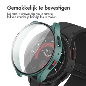 iMoshion Full Cover Hardcase Samsung Galaxy Watch 6 44 mm - Donkergroen