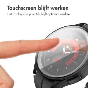 iMoshion Full Cover Hardcase Samsung Galaxy Watch 4 44 mm - Zwart