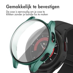 iMoshion Full Cover Hardcase Samsung Galaxy Watch 4 44 mm - Donkergroen
