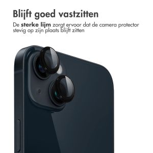 iMoshion 2 Pack Camera lens protector iPhone 15 / 15 Plus - Zwart