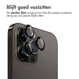 PanzerGlass Protection d'écran camera Hoop Optic Rings pour iPhone 15 Pro / 15  Pro Max - Black Titanium