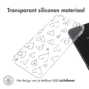 iMoshion Design hoesje iPhone SE (2022 / 2020) / 8 / 7 - Hearts