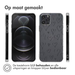 iMoshion Design hoesje iPhone 12 (Pro) - Hearts