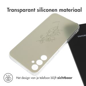 iMoshion Design hoesje Samsung Galaxy A34 (5G) - Floral Green