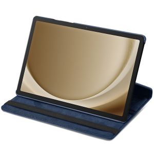 iMoshion 360° draaibare Bookcase Samsung Galaxy Tab A9 Plus - Donkerblauw