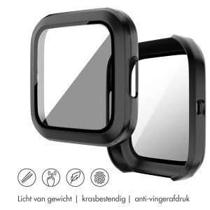 iMoshion Full Cover Hardcase Fitbit Versa 2 - Zwart
