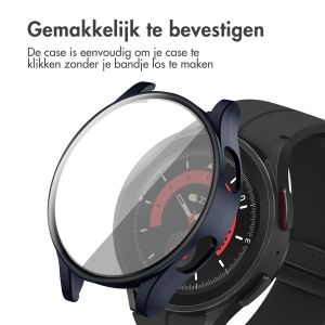 iMoshion Full Cover Hardcase Samsung Galaxy Watch 4 40 mm - Donkerblauw