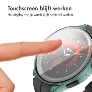 iMoshion Full Cover Hardcase Samsung Galaxy Watch 5 40 mm - Donkergroen