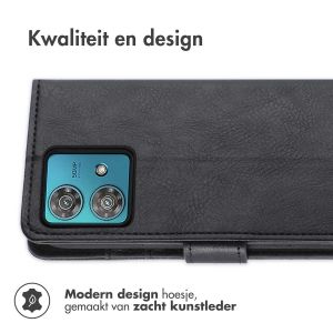 iMoshion Luxe Bookcase Motorola Moto G84 - Zwart
