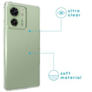 iMoshion Softcase Backcover Motorola Edge 40 - Transparant