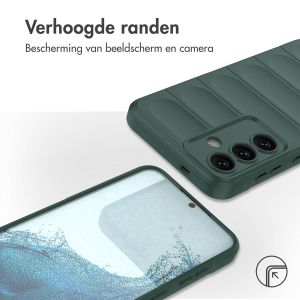 iMoshion EasyGrip Backcover Samsung Galaxy S24 - Donkergroen
