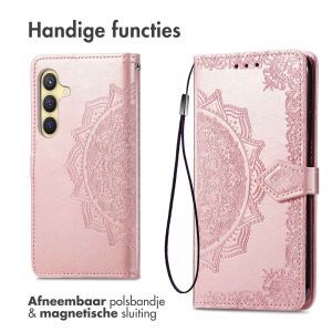 iMoshion Mandala Bookcase Samsung Galaxy S24 - Rosé Goud
