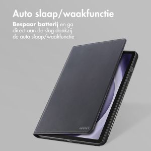 Accezz Classic Tablet Case Samsung Galaxy Tab A9 Plus - Zwart