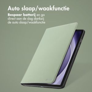 Accezz Classic Tablet Case Samsung Galaxy Tab A9 Plus - Groen