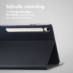 Accezz Classic Tablet Case Samsung Galaxy Tab S9 Ultra - Zwart