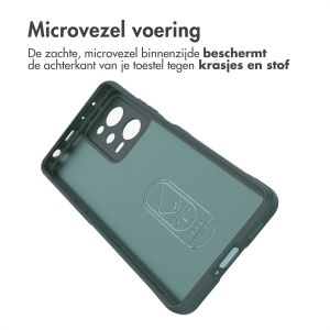 iMoshion EasyGrip Backcover Xiaomi Redmi Note 12 Pro - Donkergroen