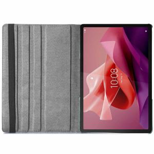 Lenovo Tab P12 Hoes Tri-Fold Book Case met Sleep/Wake Blauw