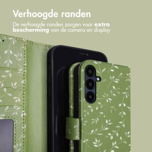 iMoshion Design Bookcase Samsung Galaxy A25 - Green Flowers