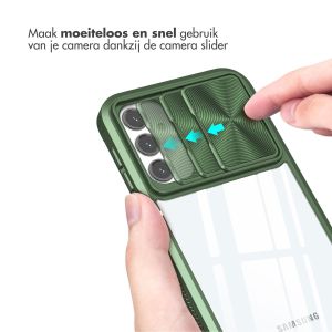 iMoshion Camslider Backcover Samsung Galaxy A25 - Donkergroen