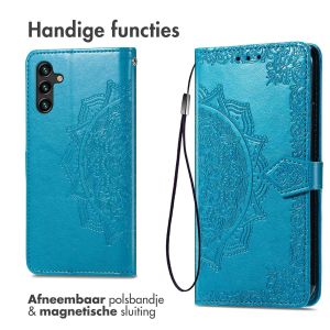 iMoshion Mandala Bookcase Samsung Galaxy A25 - Turquoise