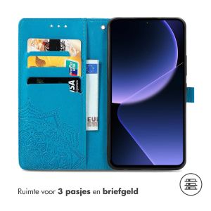 iMoshion Mandala Bookcase Xiaomi 13T / 13T Pro - Turquoise